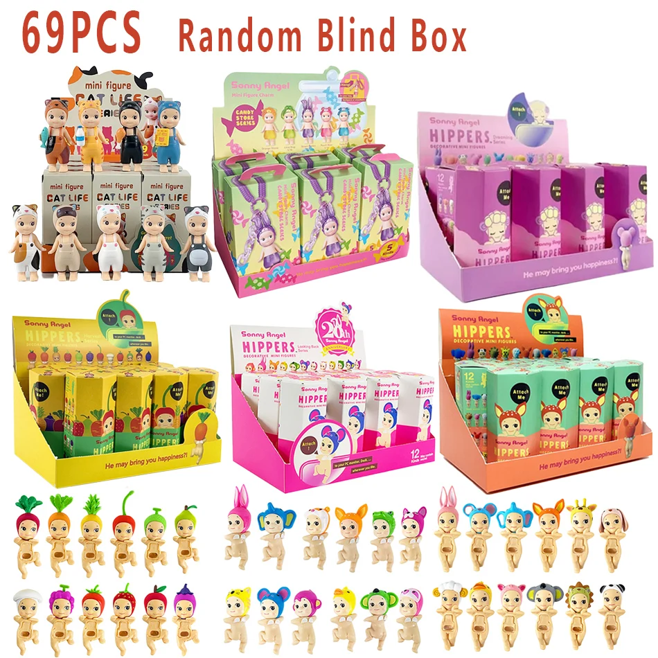 Collection 69Style Sonny Angel Blind Box Dreaming Series Mini Anime Figure Ornaments Dolls Fans Children Christmas Birthday Gift