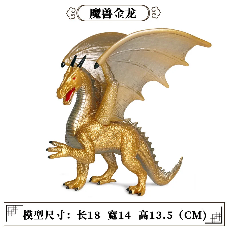 Oenux Simulierte Mythische Tiere Monster Veteran Eisdrache & Seedrache Modelle Actionfiguren Realistische Puppen Sammlerstücke Spielzeug – Detail 2