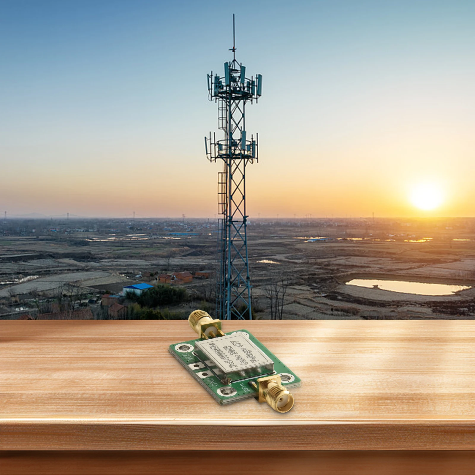 

Amplication Circuitry Utilizing SPB5198 For An Enhanced Signal Quality In The Range Of Fifty To Four Thousand MHz