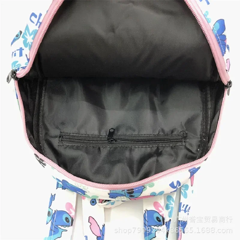 Disney Stitch Cartoon Backpack For Baby Boys Girls Minnie Mickey Mouse Children Lovely Schoolbag Kindergarten Kids Toys