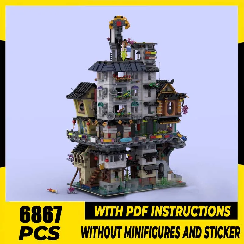 

Movie Model Moc Building Blocks City Neighborhood Model Technology Brick DIY Assembly Model Construction Holiday Set Toys