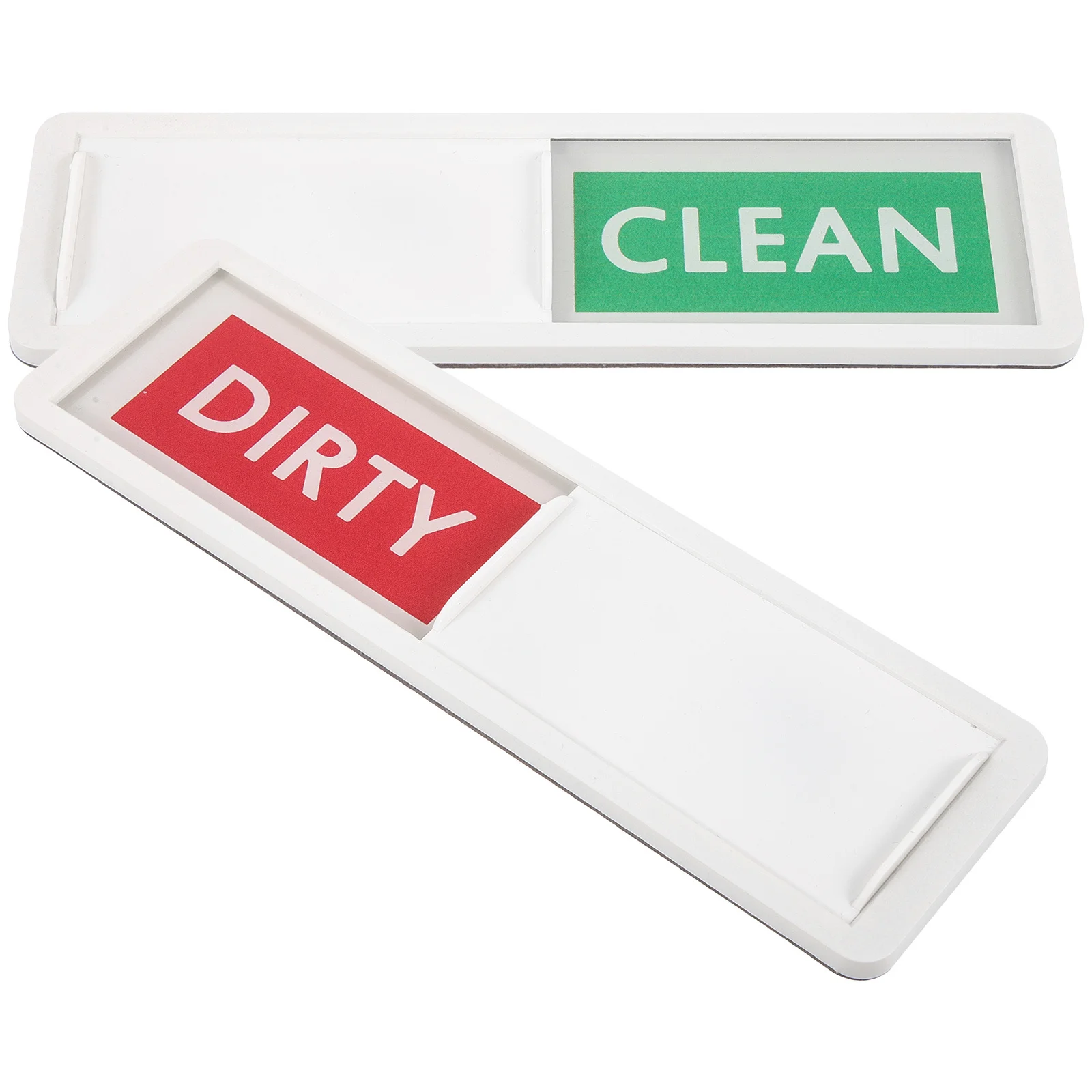 2Pcs Clean Dirty Magnet Sign Dishwasher Laundry Washing Machine Kitchen Magnetic Indicator Practical Clean Dirty Magnet