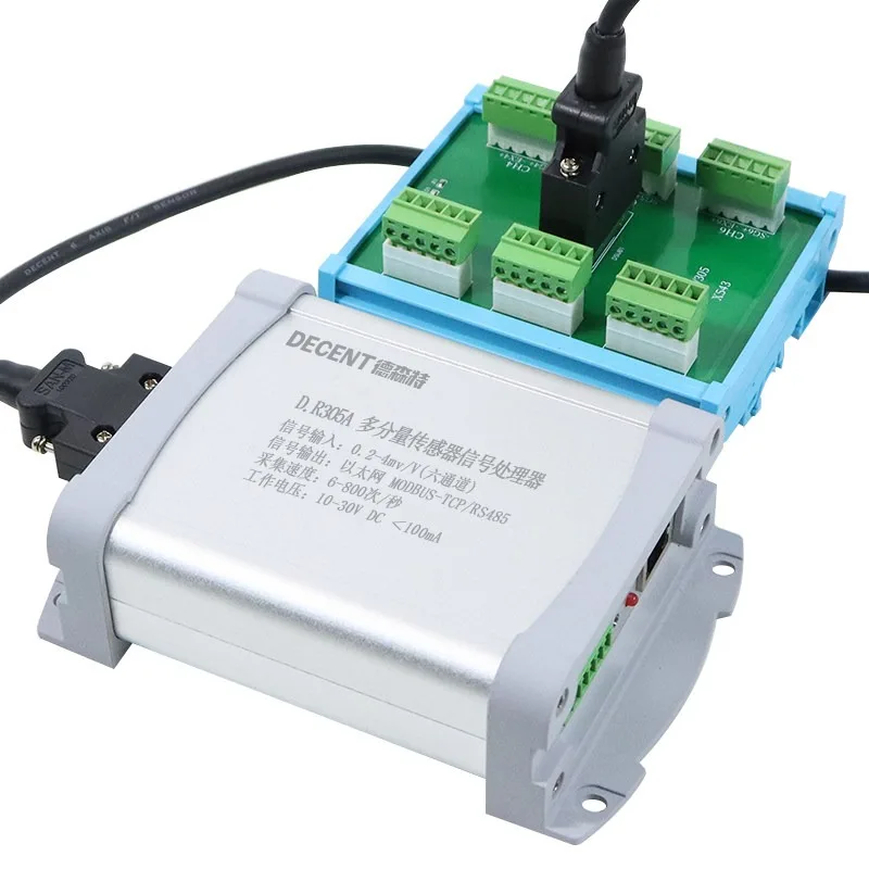 All-in-one Transmitter RS485 Ethernet Communication Six-way Acquisition Real-time Value Peak Weighing Sensing Force 305