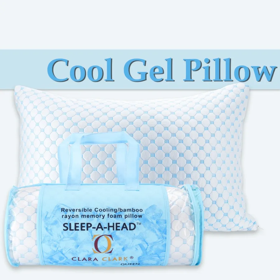 

, Gel Memory Foam Sleeping Pillow Pressure Relief for Neck and Shoulder, Adjustable Height, Cooling Breathable Cover, for Side,