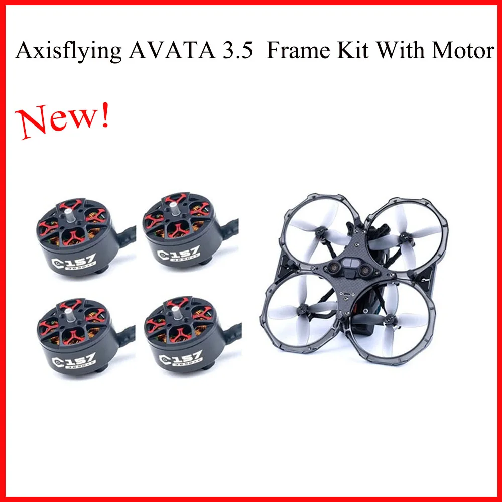 Axisflying AVATA 3.5 Upgrade Frame Kit with 4PCS C157-2 Motors for RC FPV Drone Accessories (Propeller Not Included)