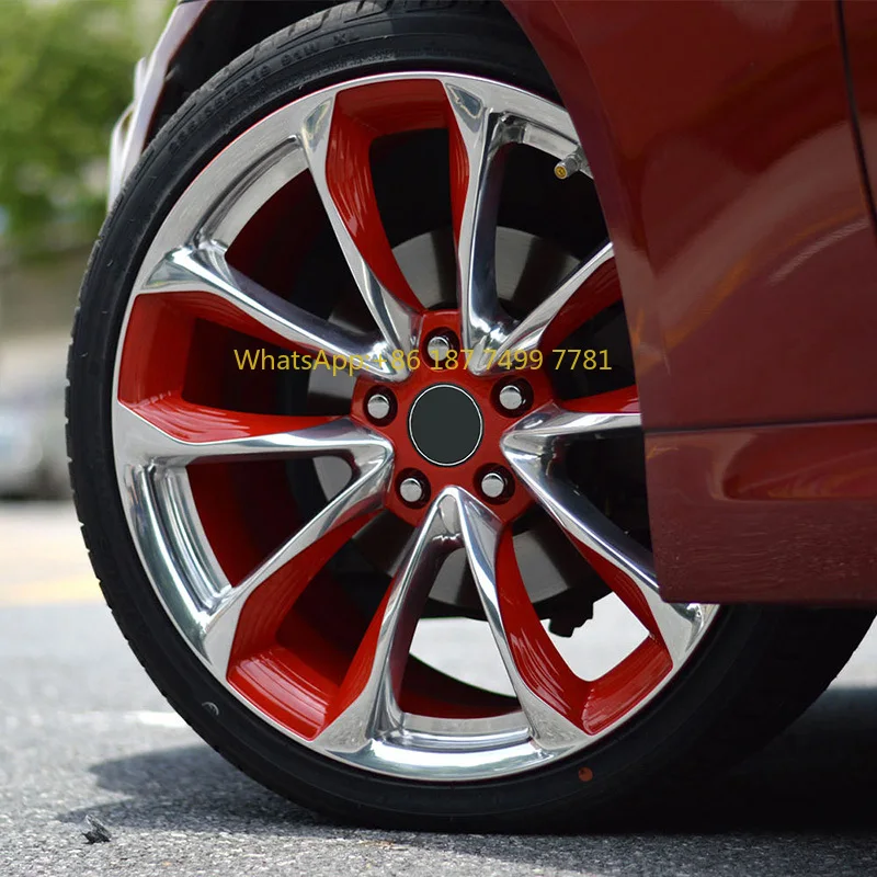 

Кованое алюминиевое сплавное глянцевое черное красное колесо 5X1143 6X1397 5X130 15-23 24-дюймовые диски подходят для дисков