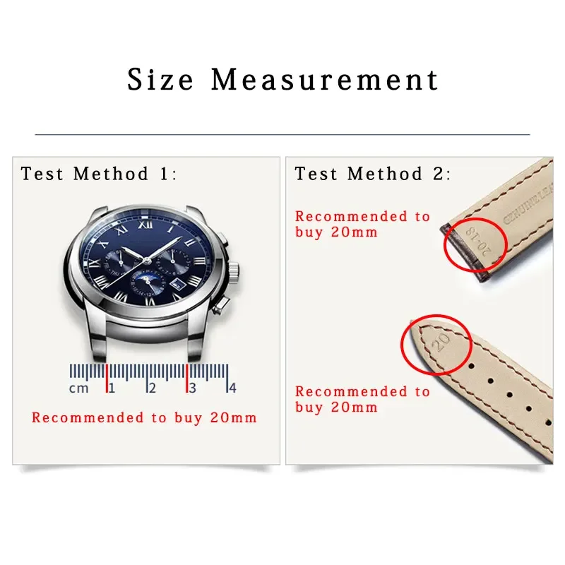 17mm 18mm 19mm 20mm 21mm 22mm 24mm Quick Release Öl Wachs Farbverlauf Retro Kalbsleder Leder Uhrenarmband für Universal Uhrenarmband – Detail 1