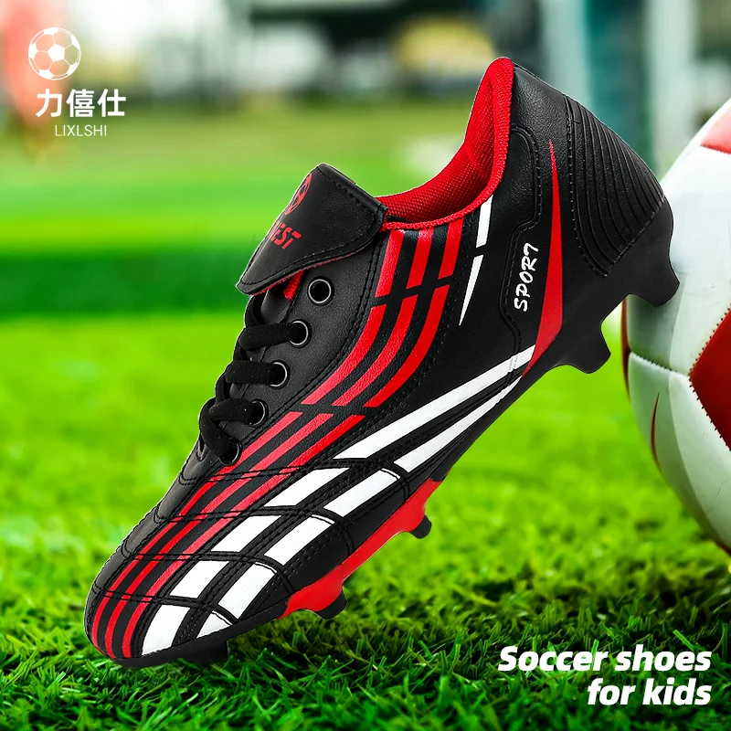 Football Boots Kids Soccer Shoes Boys Girls Students Trainers Cleats Training Sport Sneakers