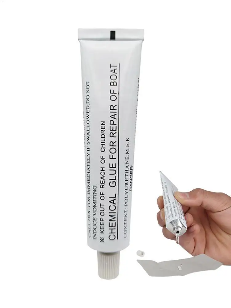 Adhésif de réparation de bateau gonflable en PVC 30ml, outil de réparation adhésif fort pour Kayak, bateau à pagaie, radeau de bateau gonflable