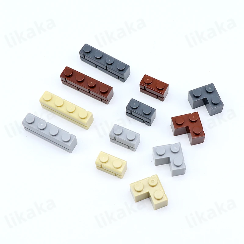 50 قطعة مدينة الجدار كتل ل MOC منزل سميكة 1*2 1*4 ل النقاط اللبنات DIY بها بنفسك اكسسوارات متوافق الكلاسيكية البناء الطوب #5