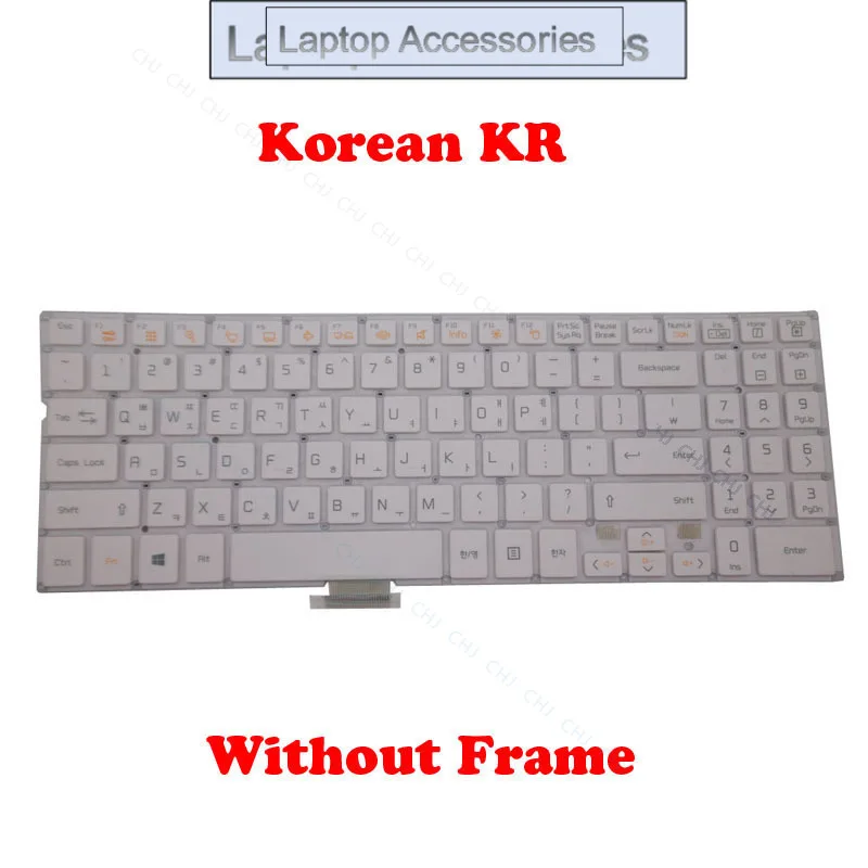 Teclado F SP KR para LG 15U340 15U340-E E.BN37P1 15U340-L L.AT10K 1FK L.AT3SK L.BK35P1 L.BK36P1 L.BK55P1 LR30K LR3DK LT1FK LT38K