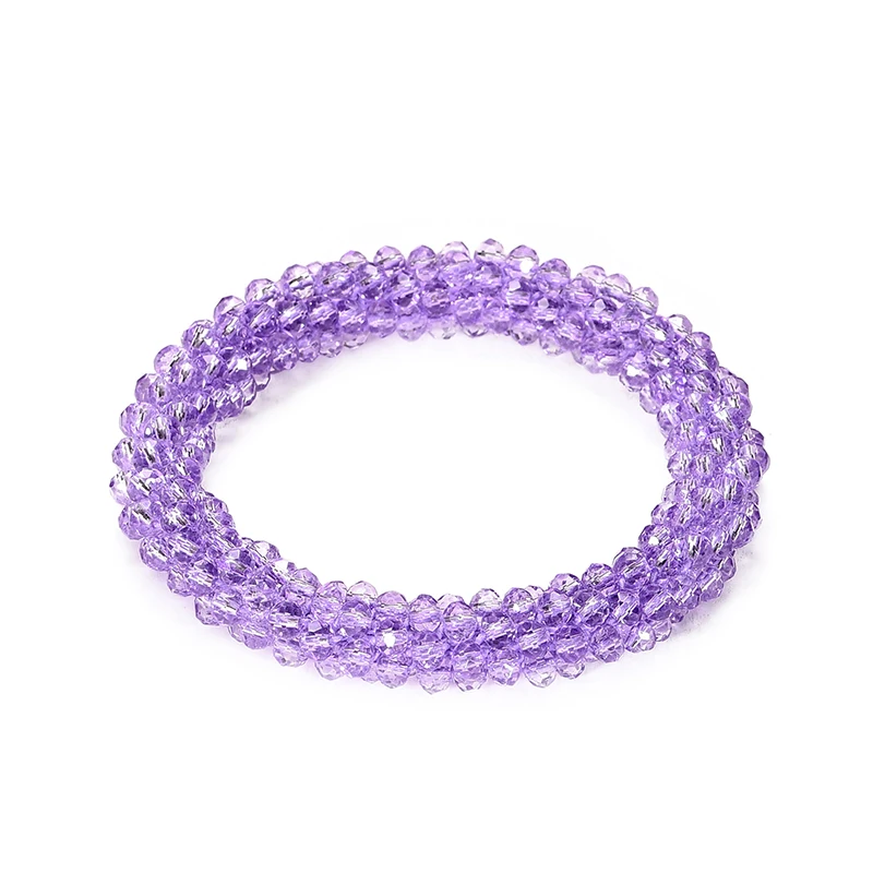 Boho Elastische Armbänder für Frauen, Vintage Stretch Bohemian Femme Haar-Accessoire, Kristallglasperlen-Armbänder, Party-Schmuck, Geschenk – Detail 22