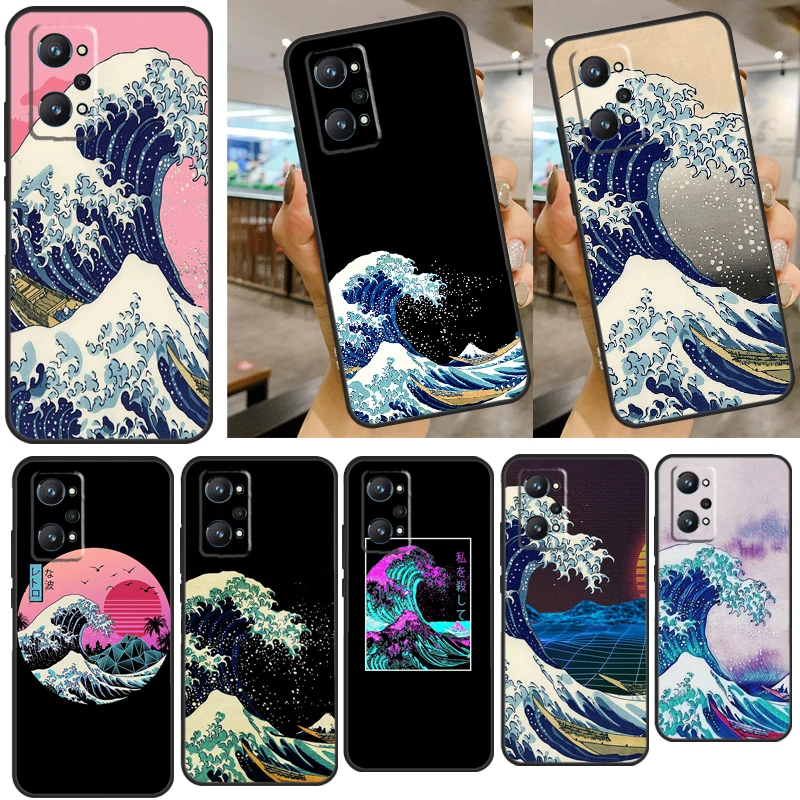 

The Great Wave off Kanagawa Case For Realme C3 C11 C15 C21 GT Master GT Neo2 8 Pro 8i OnePlus 9 Pro 8T 9R Nord2 Cover