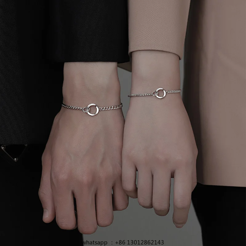 

Браслет для пары с кольцом Мебиуса Простой