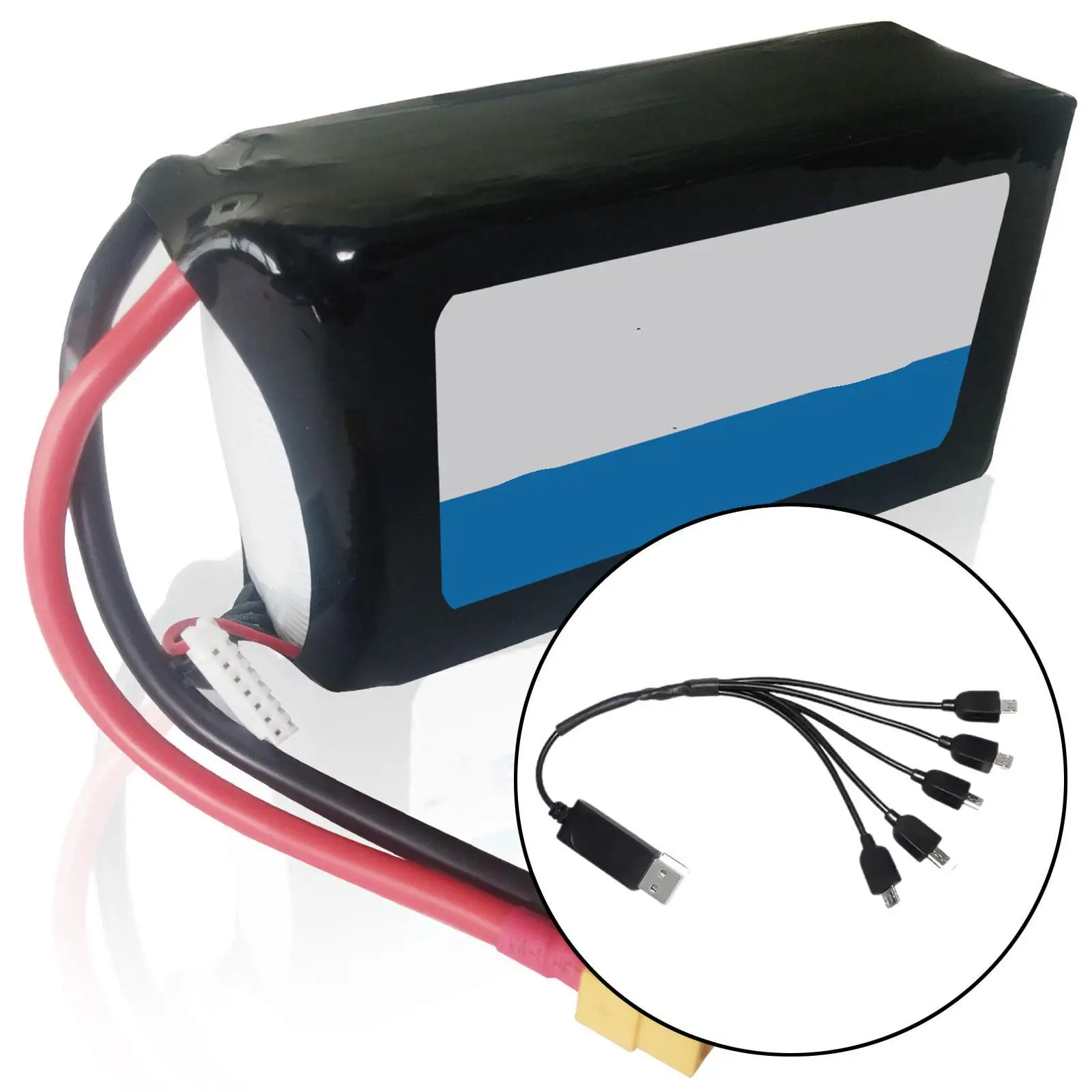 كابل شحن الطائرة بدون طيار جزء كوادكوبتر قوي لملحقات E99 E88Pro #1