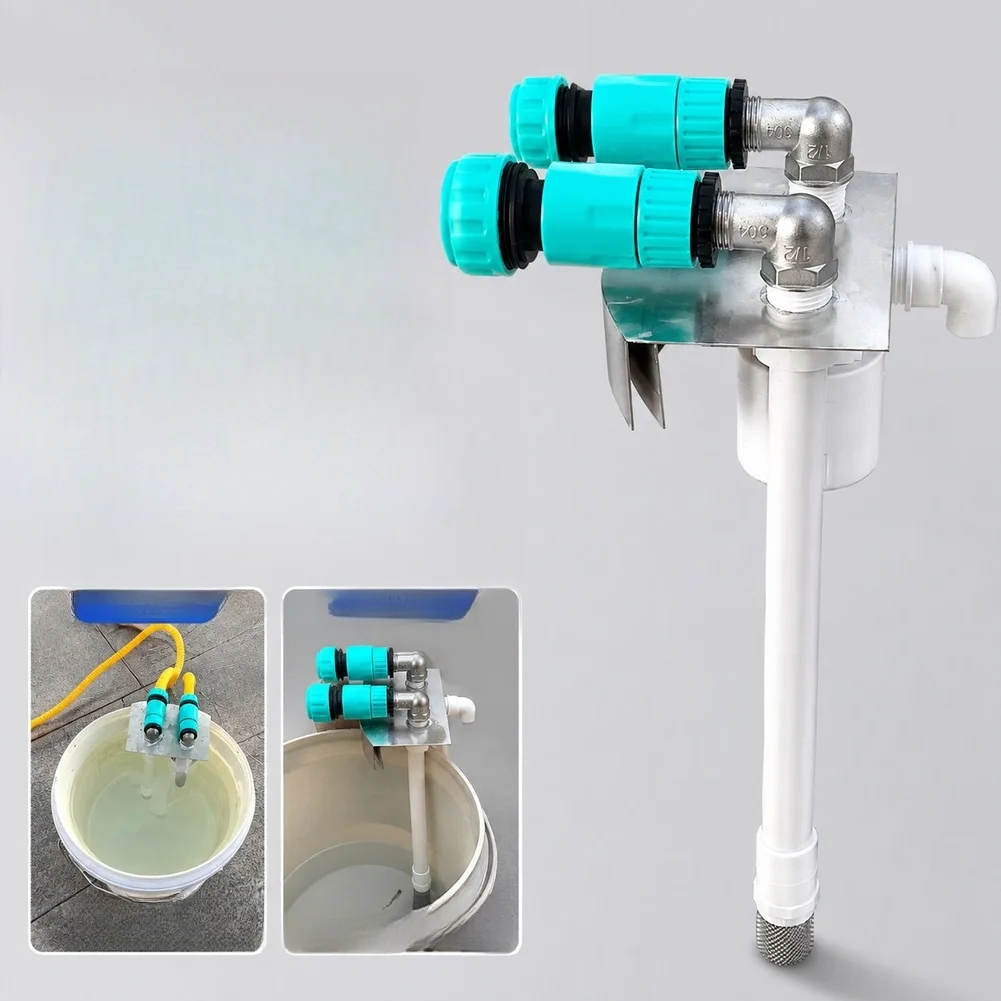Self Priming Car Washer Machine With Built-in Filter Screen, Quick Connect Fittings For Versatile Water Supply Cleaning