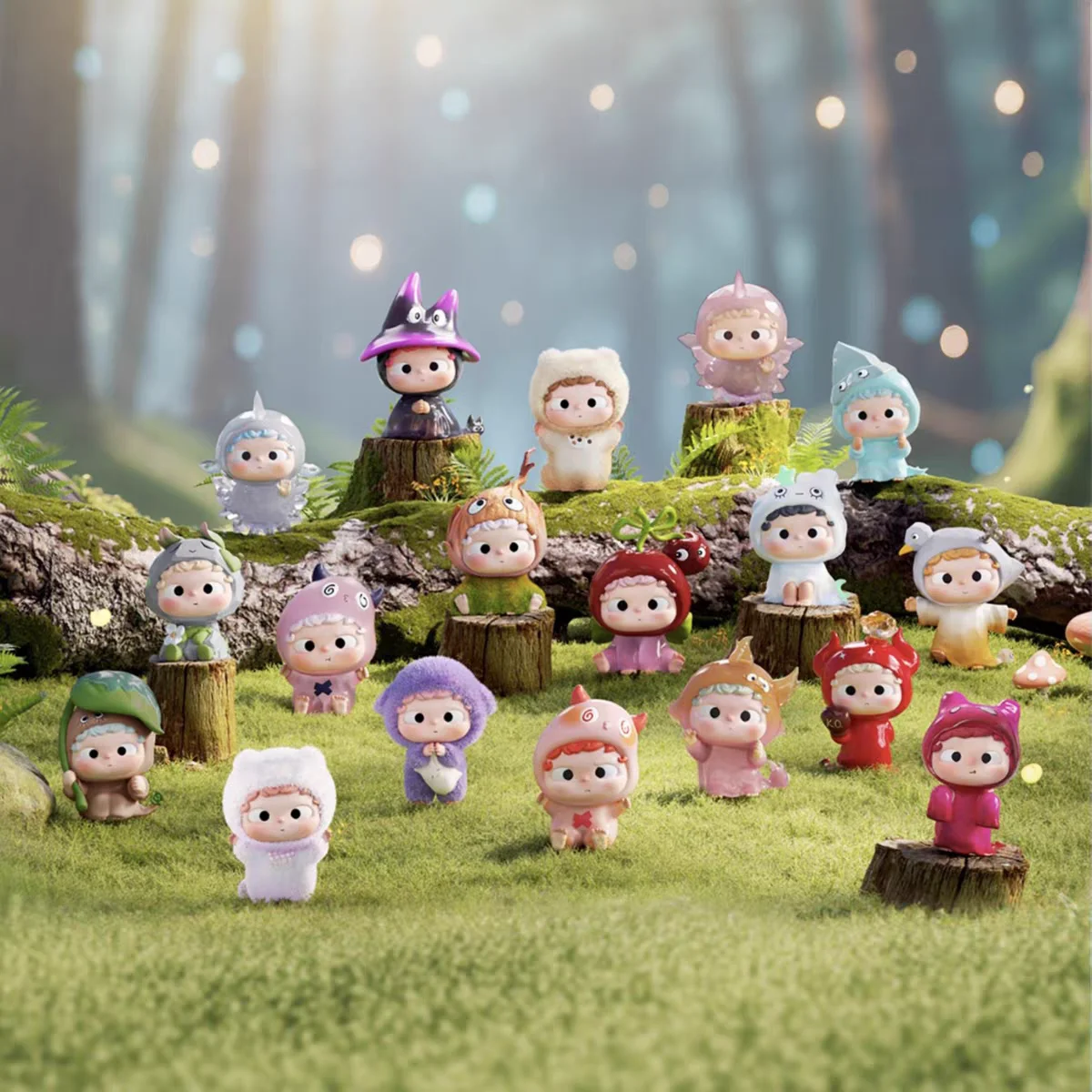 

Heyone OZAI Mini Bean слепая коробка с капюшоном приключения Kawaii милые коллекционные фигурки-сюрприз декор для рабочего стола модные игрушки подарок