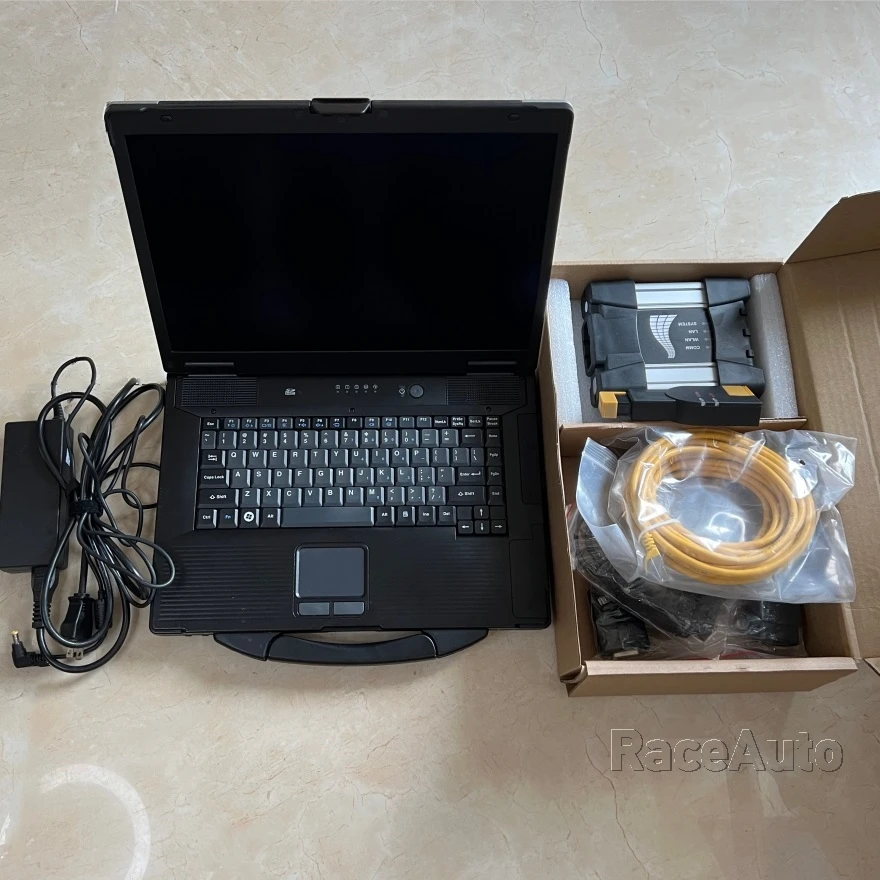 Auto Diagnose Tool Icom Next for BMW with Latest Software 1TB HDD Expert Mode Laptop Toughbook CF53 I5 8G Ready to Work