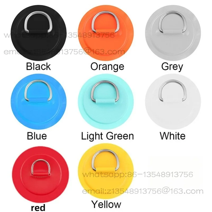 Surfboard rubber boat D-ring rope buckle Stainless steel assault boat hanger rope buckle PVC paddle board accessories