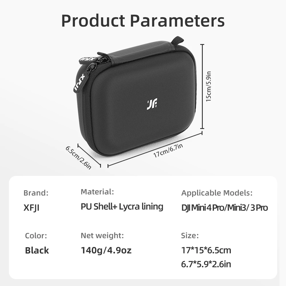 Organizer do przechowywania kamery DJI Nano Action, przenośna torba ochronna, etui podróżne. — zdjęcie produktu 6
