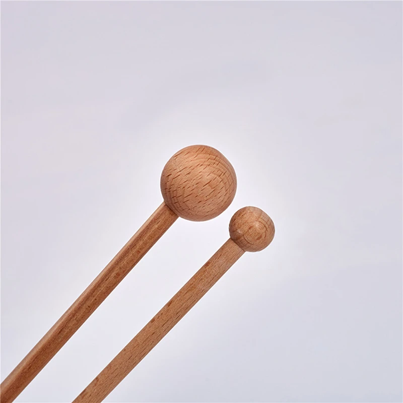 Pottery Tools Beech Wood Ball Bat Pressure Sculpture Pottery Clay Handmade Clay Plastic Pottery Blank Repair Tool Two-piece Set