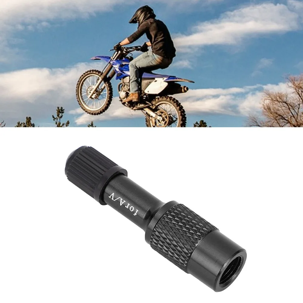 Aluminum Alloy Bike Fork Valve Adapter Lightweight High Performance Cycle Extension Converter Nozzle Compact Valve Adaptor
