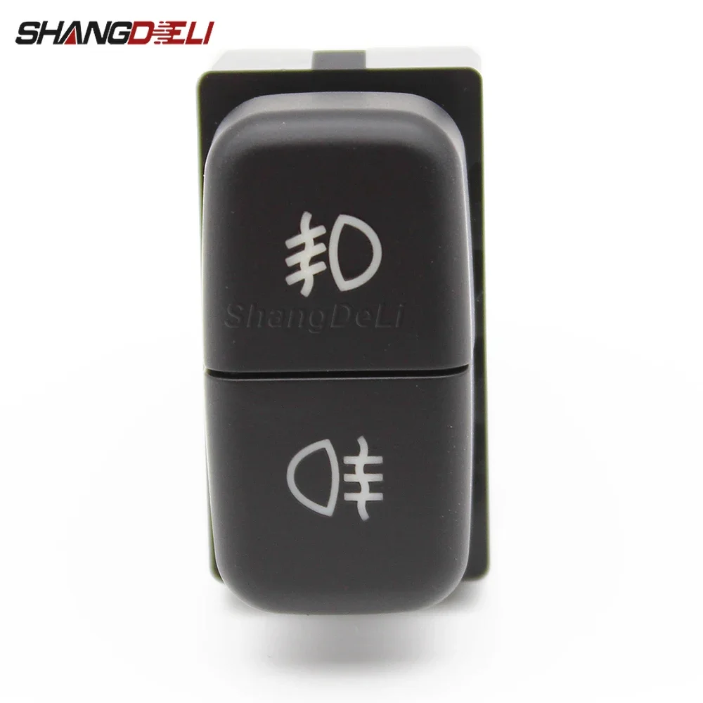 DC12V For Mitsubishi Pajero Triton ASX Lancer Red LED Light Dual Front Rear Fog Light Switch ON OFF Button