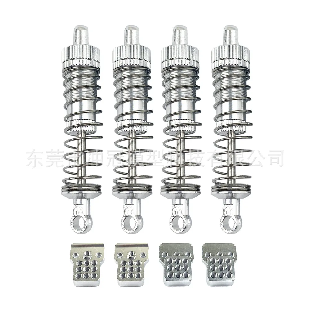 MN Model WPL D90 99S C14 C24 RC Crawler Full Metal Hydraulic Shocks With Shock Towers Upgrade Kit Smooth Damping Stable Control
