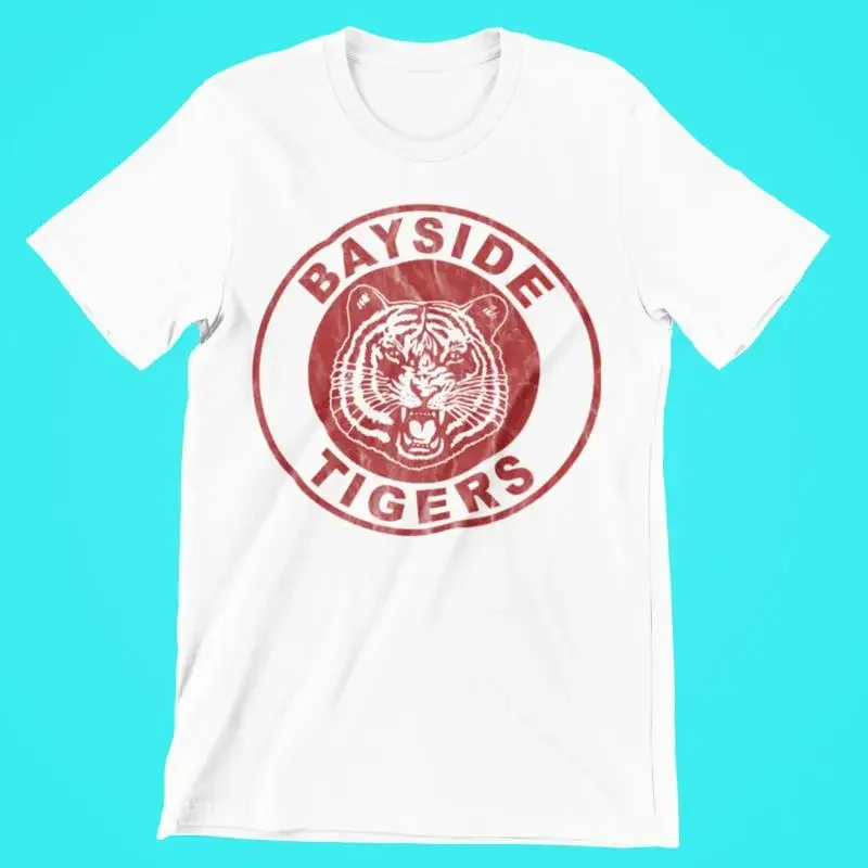 Saved By The Bell Bayside Tigers Vintage Zack Slater 1993 Premium Blend T Shirt