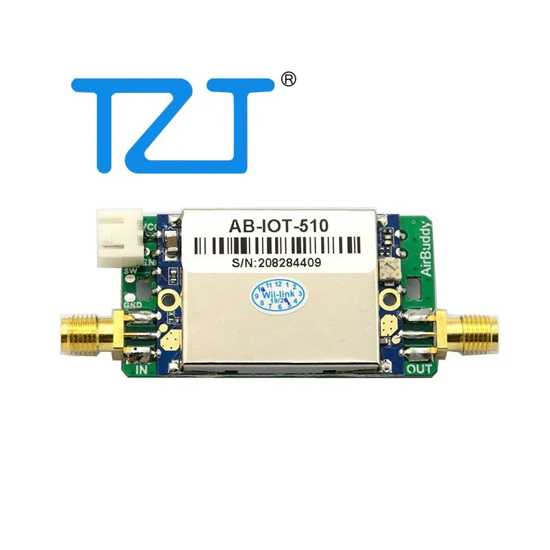 TZT AB-IOT-510SMA 470MHz-520MHz Bi-directional Signal Amplifier Module IoT RFID Transceiving Signal Amplifier