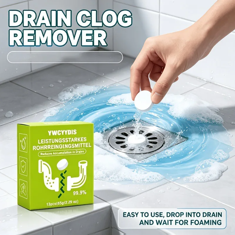 Household pipeline dredging board, kitchen floor drain, sewer system, hair, oil stains, deodorizing pipeline