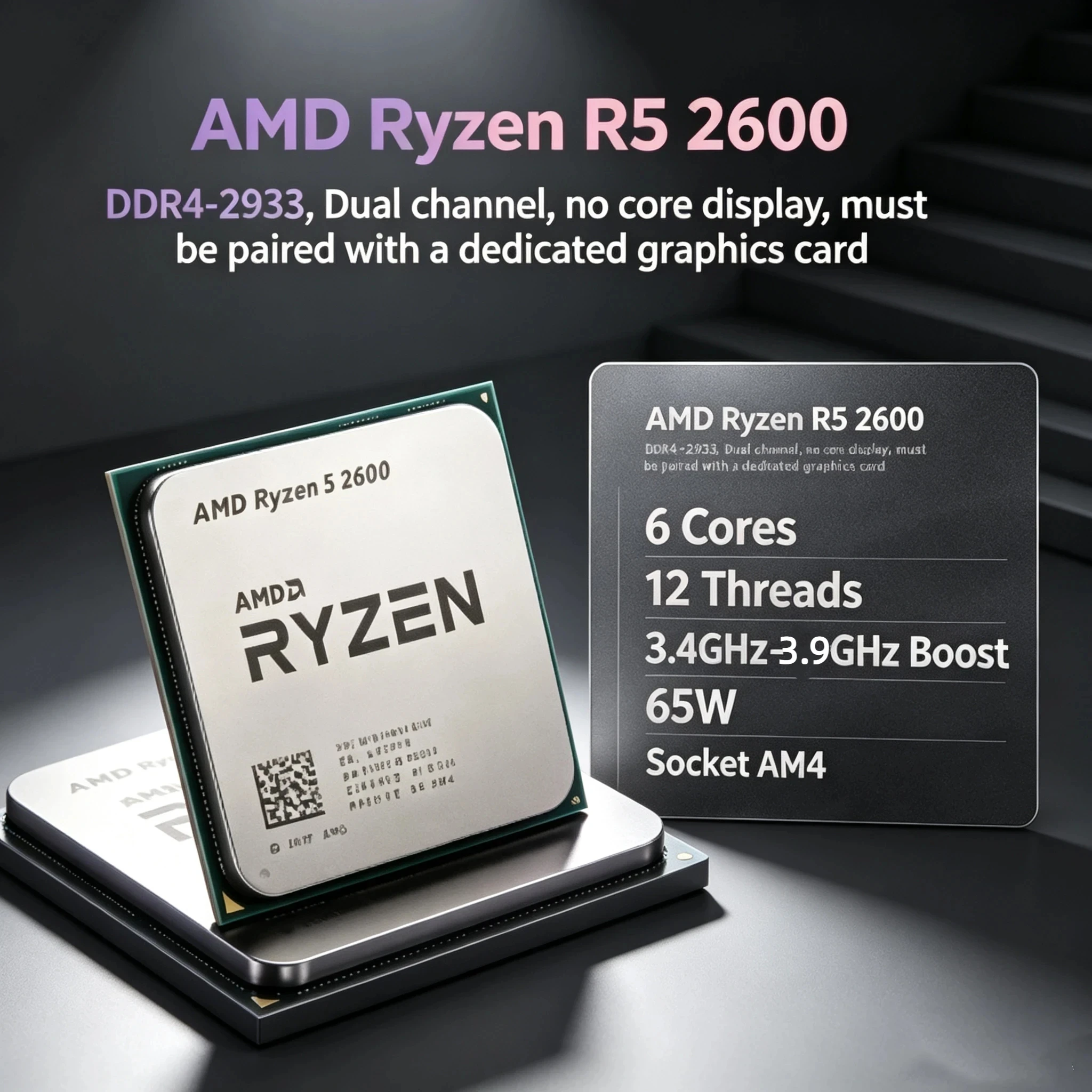 amd-ryzen-5-2600-yd2600bbm6iaf-6-core-12-thread-34ghz-39ghz-boost-socket-am4-desktop-cpu-tray-version-no-cooler-for-gaming-pc