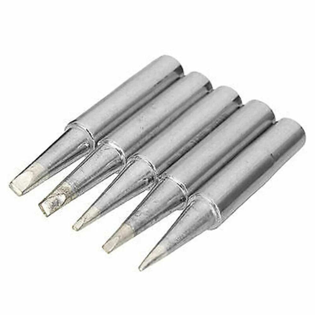 

0.8-3.2D Soldering Iron Tip 5 PCS 900M-T Copper Heat-resistant Replaceable Soldering Station Hot sale New Useful