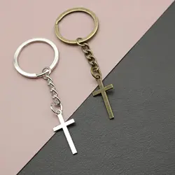 Hye Temu AliExpress Amazon Hot Ornament Simple Cross Keychain Pendant