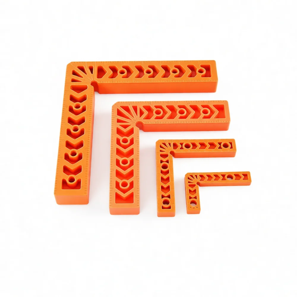 Plastic 90 Degree Angle Positioning Square Woodworking Corner Clamps Ruler Sintered Stone Joint Cabinet Fastener