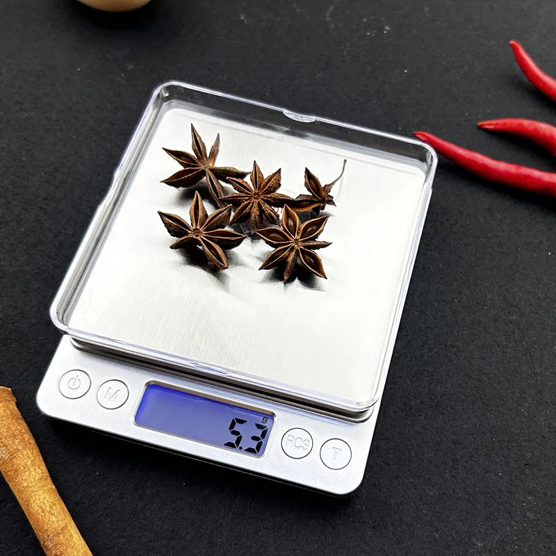 LCD Digital Jewelry Scale 3kg 0.1g/500g 0.01g Smart Precision Electronic Pocket Portable Kitchen Food Scales Gram Weight Balance