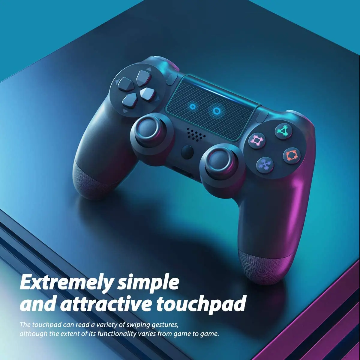 Draadloze Controller Bluetooth Geen Vertraging Gamepad Voor Ps4 Ps3 Console Pc Joysticks Zes-As Dual Vibratie Met Logo