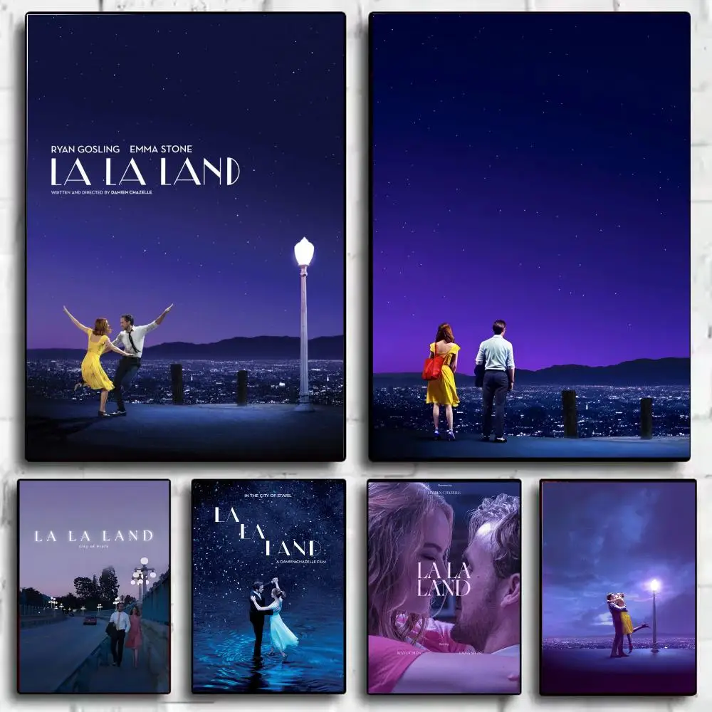 Movie L-La La Land Poster Modern  Wall Art Aesthetic Minimalist Bedroom Decor Cafe Home Gift
