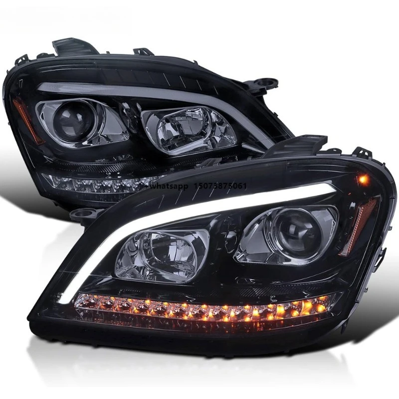 

24V 55W 6500 lm 6000K LED Daytime Running Lights Turn Signal Head Lamp Assembly for 2009-2012 for W164 ML350
