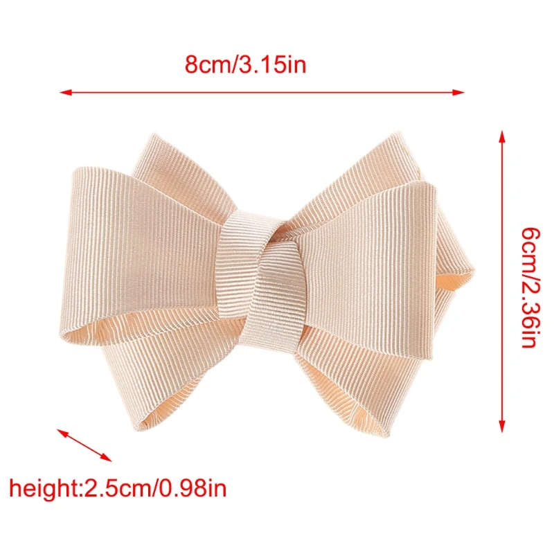 New 2Pcs DIY Bowknot Patches Shoe Clothes Applique Decoration Accessories Embroidery