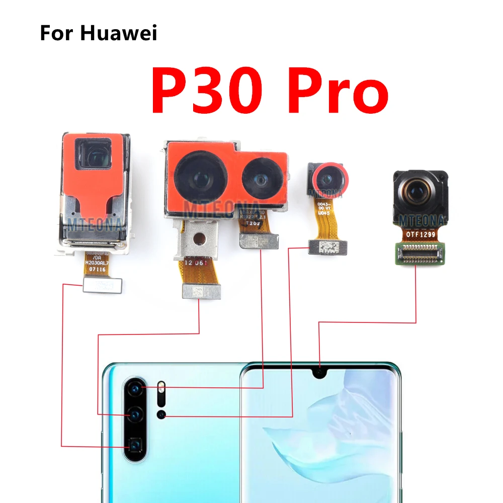 

Для Huawei P30 Pro P30Pro передняя задняя камера задняя передняя основная маленькая камера модуль гибкие запасные части