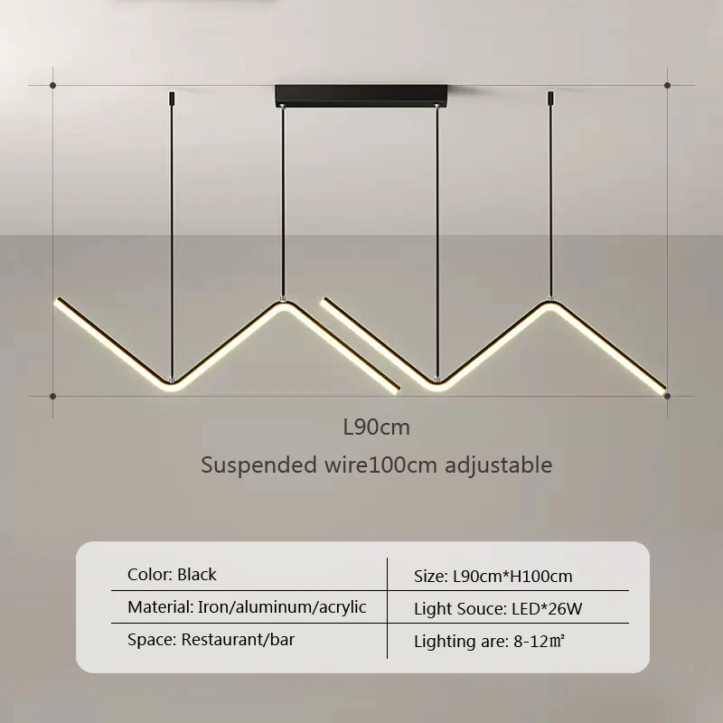 Nordic Led Hanglamp Minimalistische Aluminium Kroonluchter Slaapkamer Voor Eetkamer Keuken Bar Restaurant Home Decor Led Verlichting