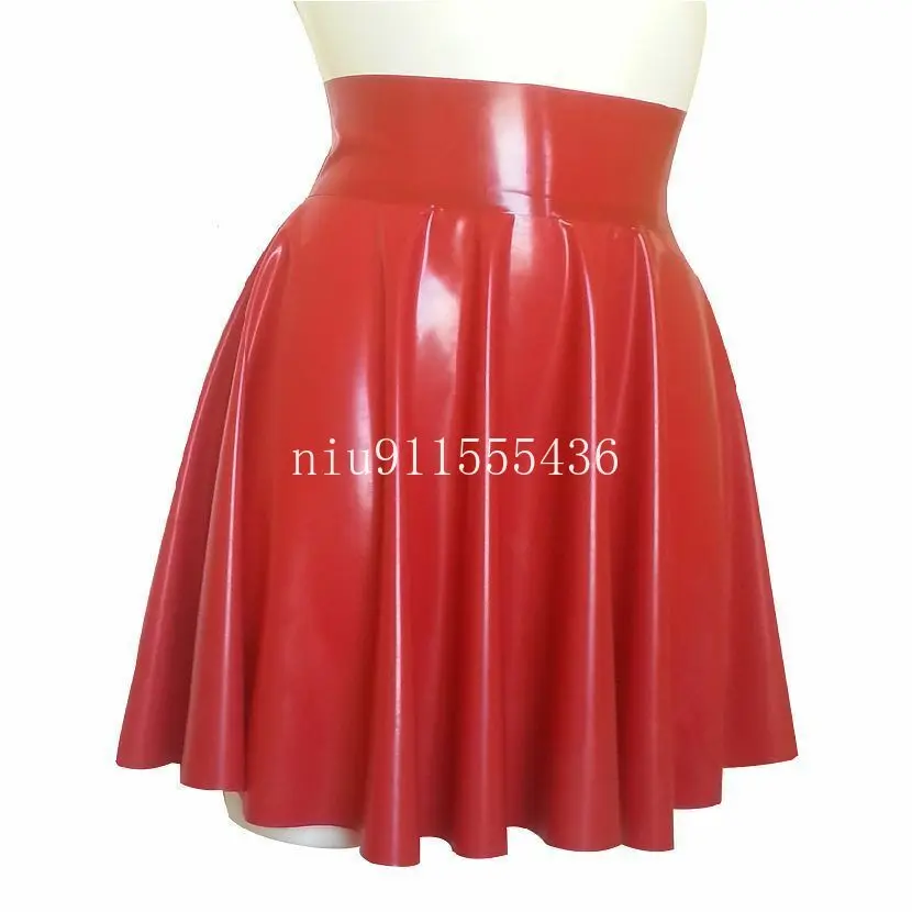 

Sexy Latex Women Dance Dress Handmade A-line Latex Mini Dress Cute Girl Sexy Skirt Halloween Costumes for Women