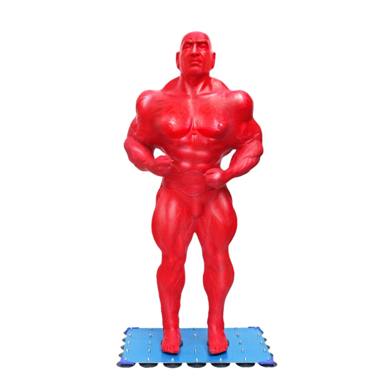 

Free Standing Man Punching Bag Sand-Filled Stand up Boxing Training Gear