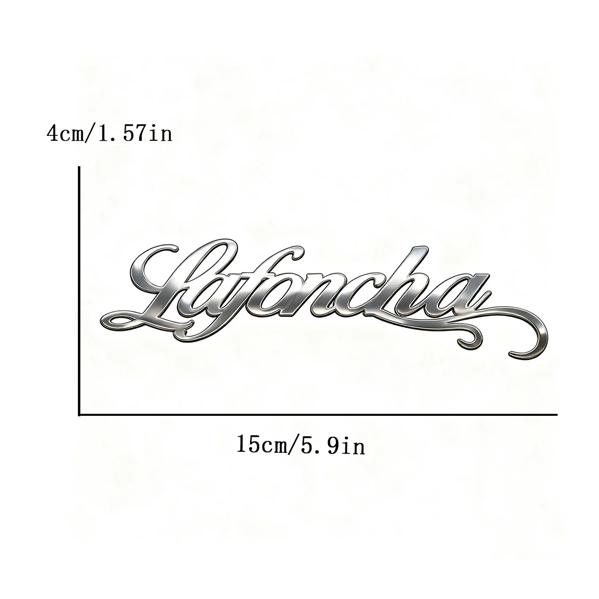 1PC Exquisite Art Font Car Sticker Waterproof Metal Decal Car Accessories Pegatinas Para Coche DIY Car Styling Personalized Gift