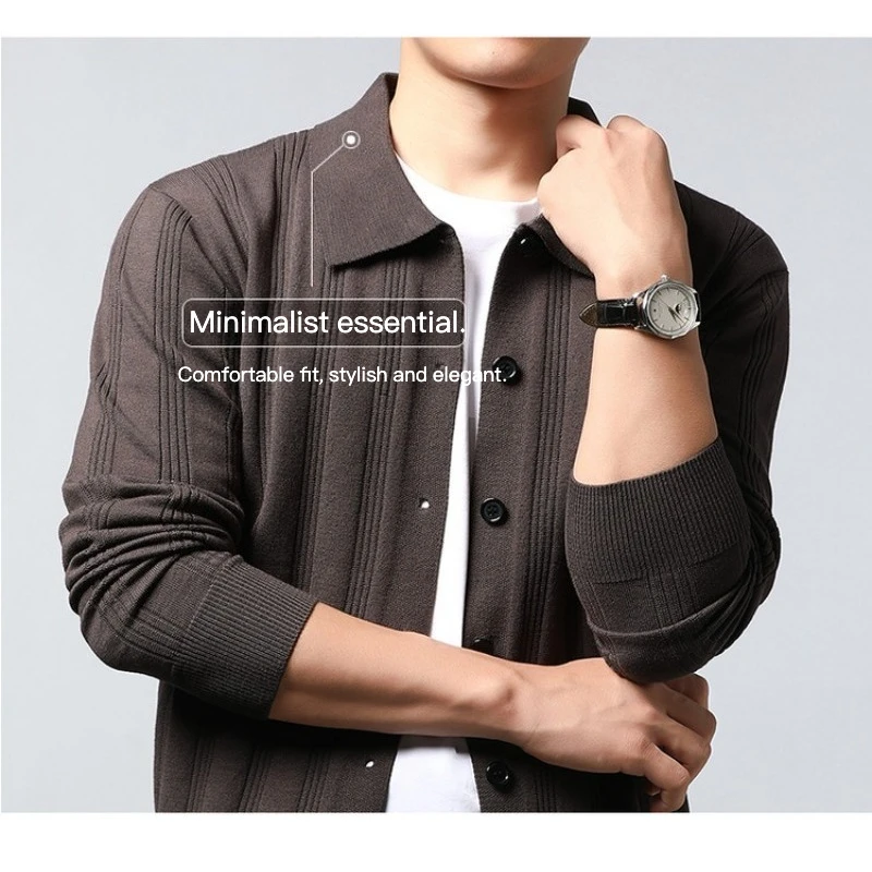 Lightweight Knitted Cardigan – Breathable Business Casual Open Front Sweater, Soft Everyday Essential