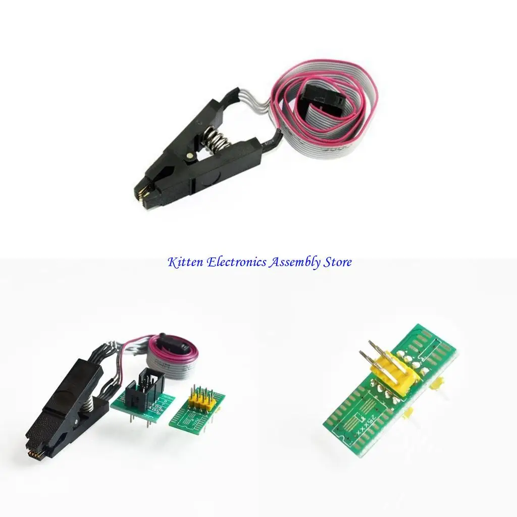 96GD SOP8 BIOS Programming Clip for Wide and Narrow Chips for Quick Connection and Performances