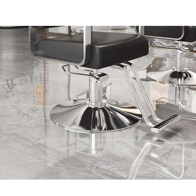 كرسي حلاق حديث للرجال أثاث دوار بسيط فاخر كرسي احترافي مسند للقدمين أثاث صالون الحلاقة Sillon De Barberia