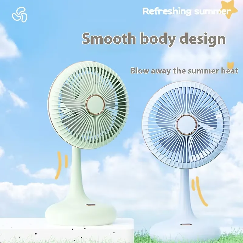 

USB Rechargeable Desktop Fan, Adjustable Angle, Strong Wind Power, Blow Away the Summer Heat
