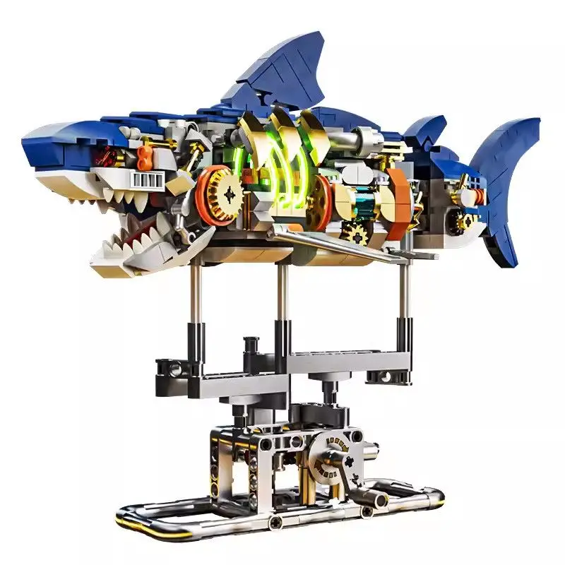 

13054 US Dollars and Creative Machinery Shark - Интерактивный развивающий конструктор для детей, подходящий как для одного, так и для двоих.